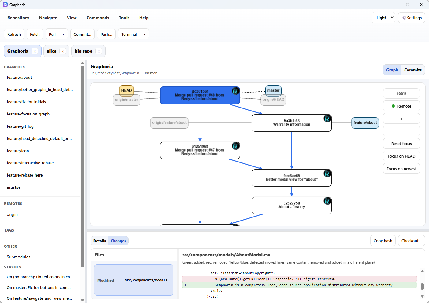 Graphoria - Interactive DAG graph view